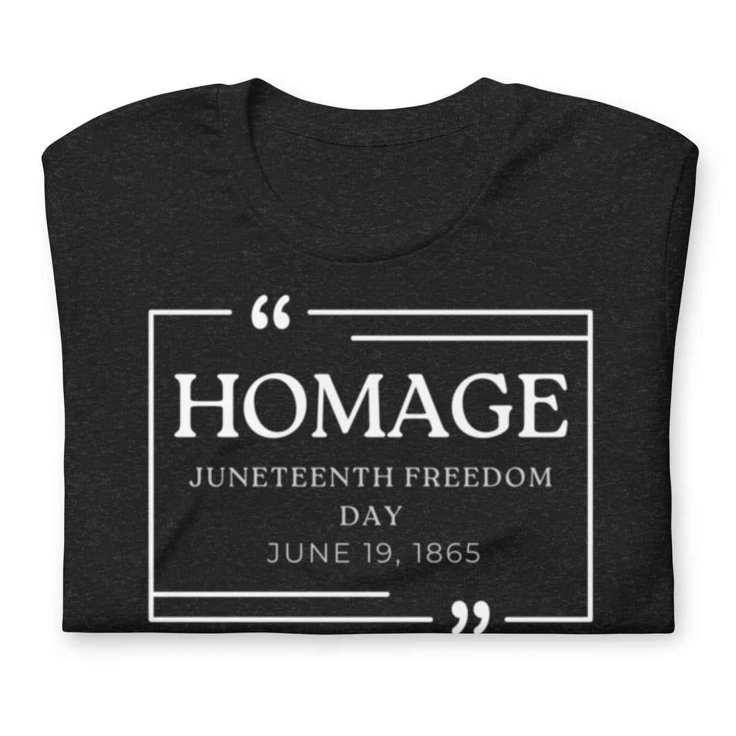 Juneteenth Freedom Day Premium Cotton Unisex Tee