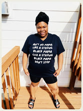 Load image into Gallery viewer, Strong Black Mama V-Neck Tee-BestLifeMerch
