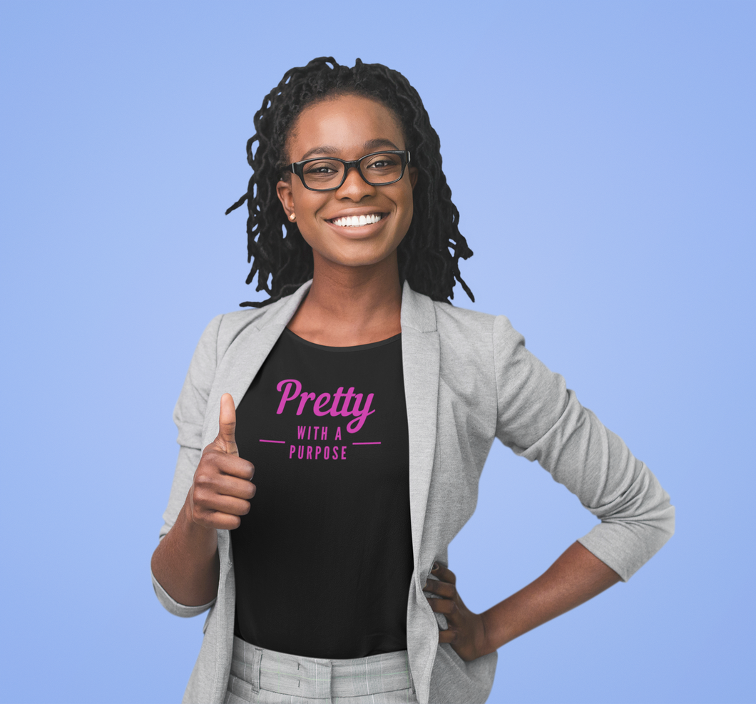 Pretty With a Purpose Premium Cotton Unisex Tee