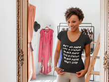 Load image into Gallery viewer, Strong Black Mama V-Neck Tee-BestLifeMerch
