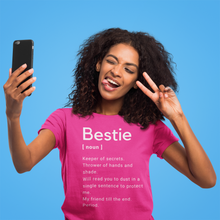 Load image into Gallery viewer, Bestie Premium Cotton Unisex Tee
