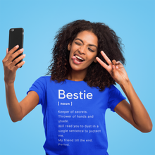 Load image into Gallery viewer, Bestie Premium Cotton Unisex Tee
